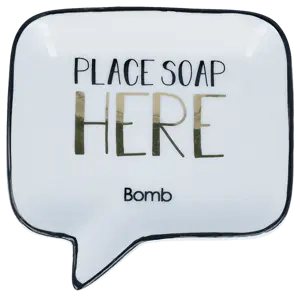Bomb Cosmetics Dish Soap Place Soap Here