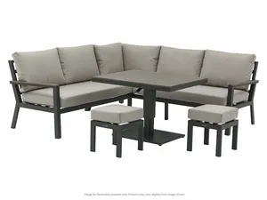Florence Modular Sofa Mini Adj. table 2 Stools