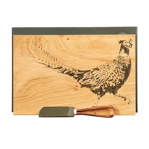 Cheese Board Knife Set Pheasant