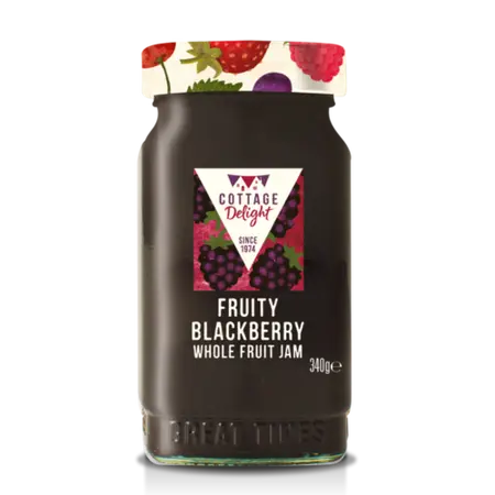 340g Fruity Blackberry Whole Fruit Jam - image 1
