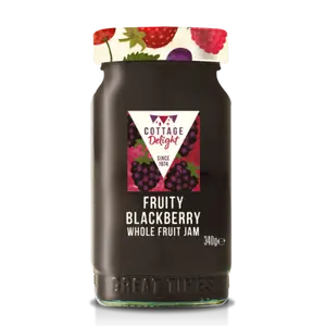 340g Fruity Blackberry Whole Fruit Jam - image 1