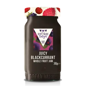 340g Juicy Blackcurrant Whole Fruit Jam 2024 - image 1