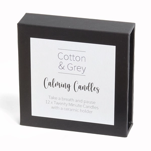 Cotton & Grey Calming Candles - image 1