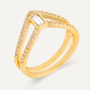 Kylie Crystal Fixed Sizing Ring