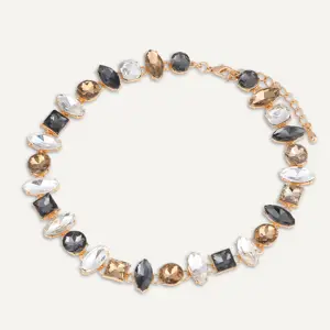 D&X Necklace Iris Crystal Collar Necklace