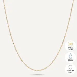 AW24 Vibes 18K Gold Plated Stainless Steel Clasp Necklace