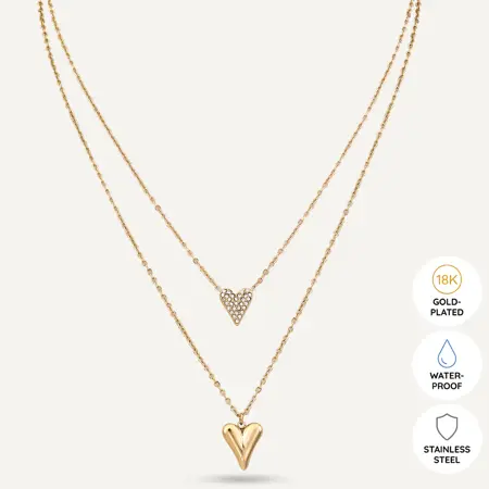AW24 Vibes 18K Gold Plated Stainless Steel Clasp Necklace