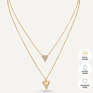 AW24 Vibes 18K Gold Plated Stainless Steel Clasp Necklace
