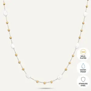 AW24 Vibes 18K Gold Plated Stainless Steel Clasp Necklace