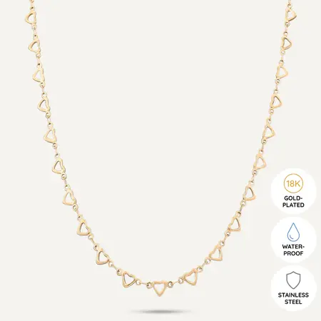 AW24 Vibes 18K Gold Plated Stainless Steel Clasp necklace