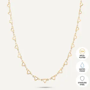 AW24 Vibes 18K Gold Plated Stainless Steel Clasp necklace