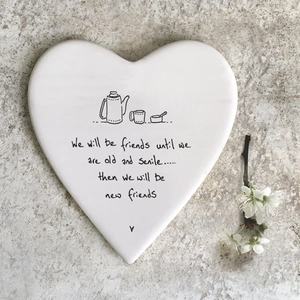 Heart coaster-Friends old & senile - image 2