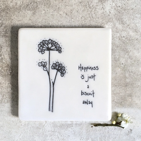 Floral coaster-Happiness biscuit - image 2