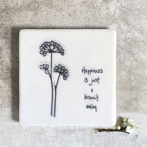 Floral coaster-Happiness biscuit - image 2