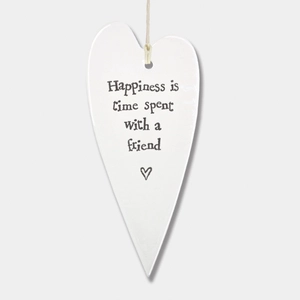Porcelain long heart-Happiness is time - image 1