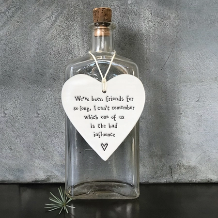 Porcelain round heart-Bad influence - image 2