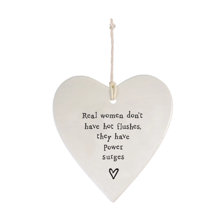 Porcelain round heart Real women hot flushes - image 1