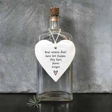 Porcelain round heart Real women hot flushes - image 2