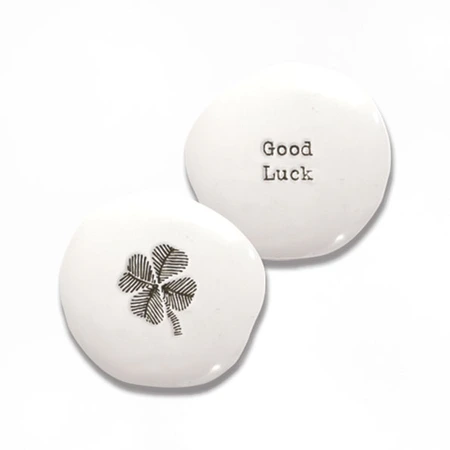 Porcelain pebble-Shamrock/Good luck - image 1