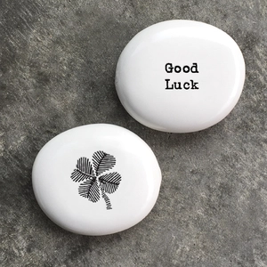 Porcelain pebble-Shamrock/Good luck - image 2