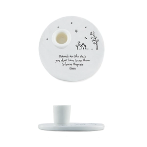 Candle holder-Friends are like stars - image 1