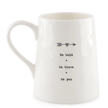 Porcelain mug-Arrow/ Be bold - image 1