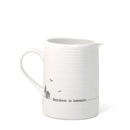 E Of I Small Jug Happiness Is Homemade - image 1