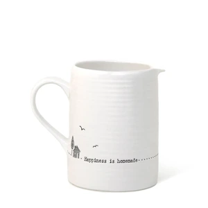 E Of I Small Jug Happiness Is Homemade - image 1