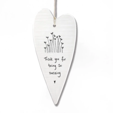 Wobbly long heart-Thank you amazing - image 1
