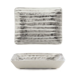 Oblong dish Painted stripe - image 1