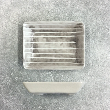 Oblong dish Painted stripe - image 2