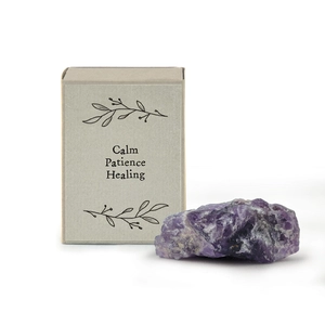 Crystal matchbox-Amethyst - image 1