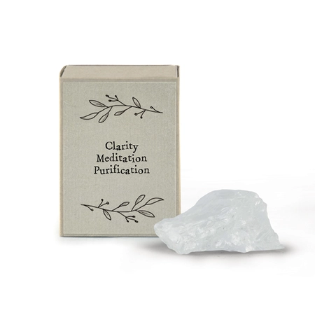 Crystal matchbox-Clear Quartz - image 1
