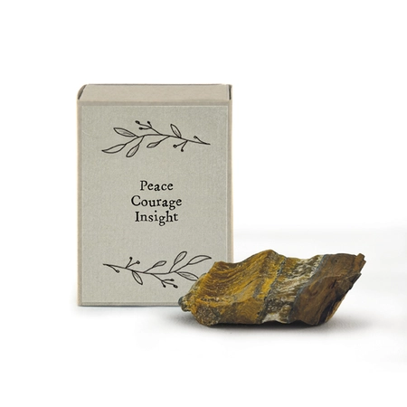 Crystal matchbox-Tigers Eye - image 1