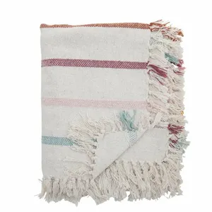 Frey Throw, Nature, Recycled Cotton