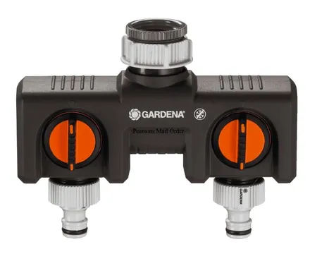 Gardena Twin Tap Connector 3/4" Tap