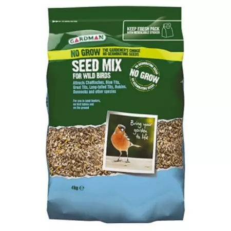 Gardman No Grow Seed Mix 4kg