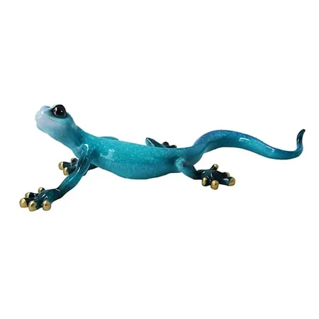 Large Blue Speckled Gecko