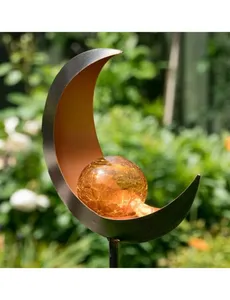 Greenkey Garden Moon Flamelight Solar Light