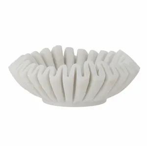 Harmonia Bowl, White, Marble