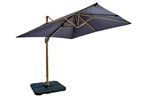 Hartman Aegean Folie Cantilever Parasol 2.5M Square - Dark Grey - image 1