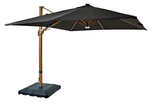 Hartman Seychelles Cantilever Parasol 3m Square - Dark Grey - image 1