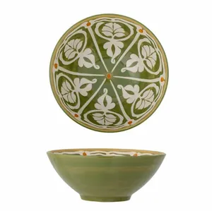 Heikki Bowl, Green, Stoneware