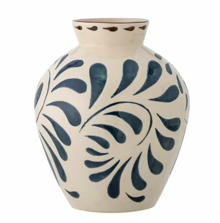 Heikki Vase, Blue, Stoneware