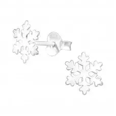 HT Sterling Silver Studs Snowflake