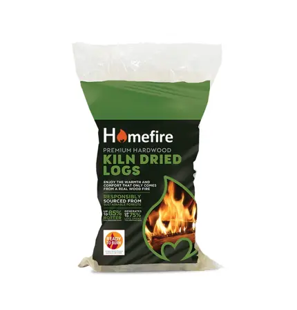 Homefire Kiln Dried Hardwood Logs Clear Bag 16L - image 1