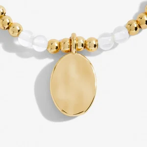 A Little 'Birthstone' April Gold Stretch Bracelet 17.5cm - image 3