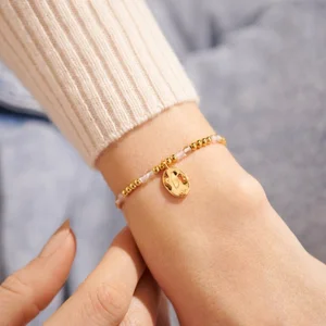 A Little 'Birthstone' April Gold Stretch Bracelet 17.5cm - image 4