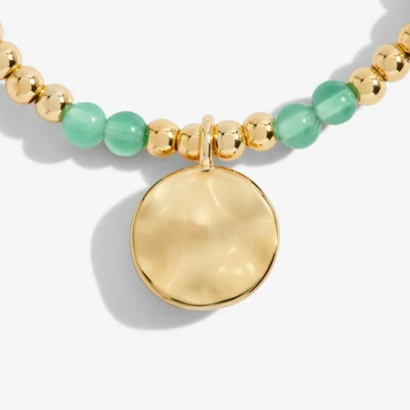 A Little 'Birthstone' August Gold Stretch Bracelet 17.5cm - image 2