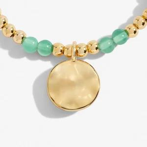A Little 'Birthstone' August Gold Stretch Bracelet 17.5cm - image 2